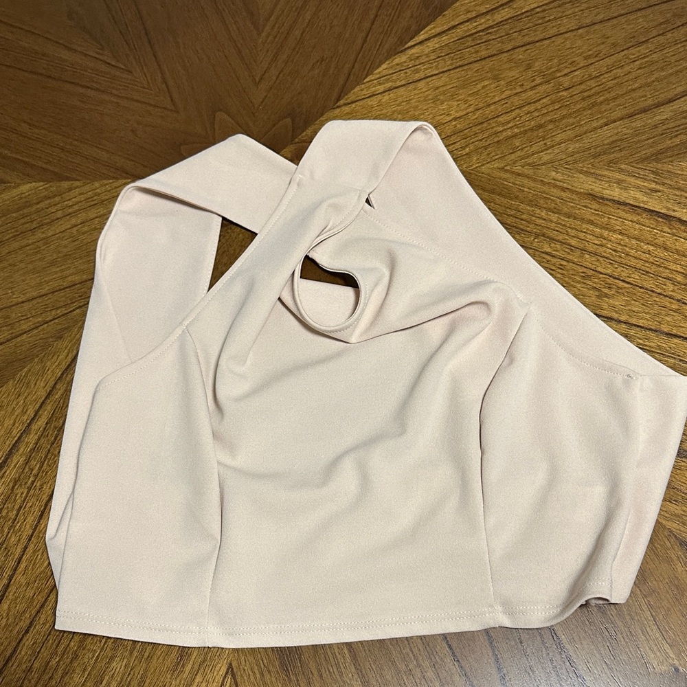 Fashion Nova Cream Tank Top and Bottom set
